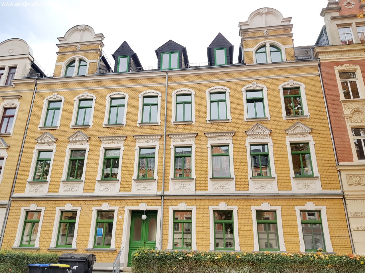 Helle 1-Raum-Wohnung, 38 m², im 1. OG eines sanierten Gründerzeithauses in Chemnitz Kassberg