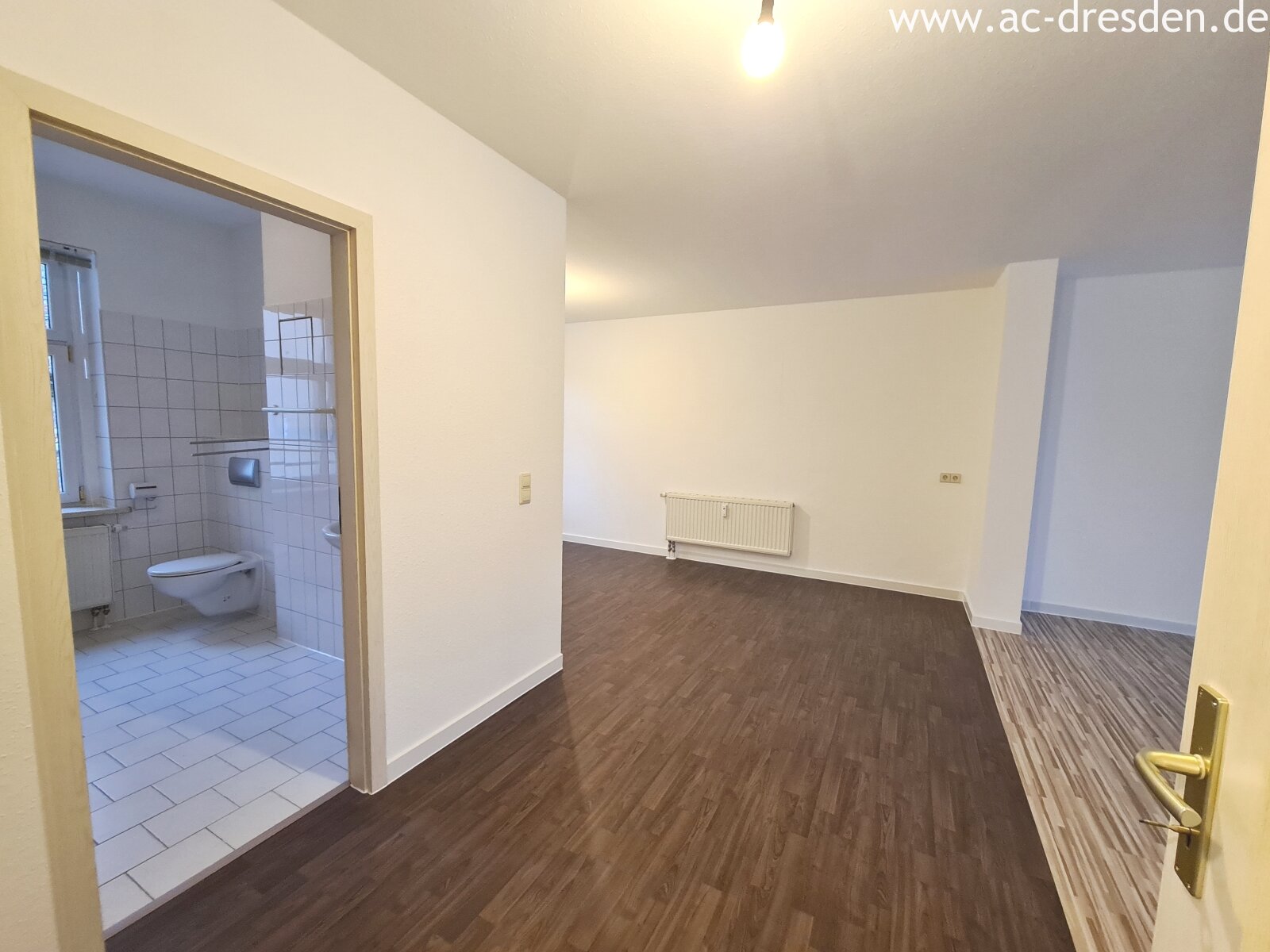 Helle ruhige 2-Raum-Wohnung in einem sanierten Gründerzeithaus im Stadtteil Chemnitz Hilbersdorf