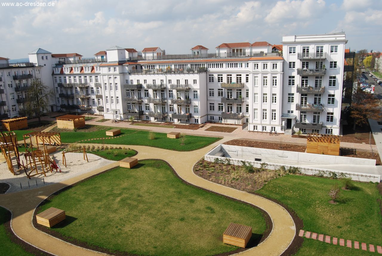 Modern Living in new realised flats in Residential Park PEGASUS Courtyard
