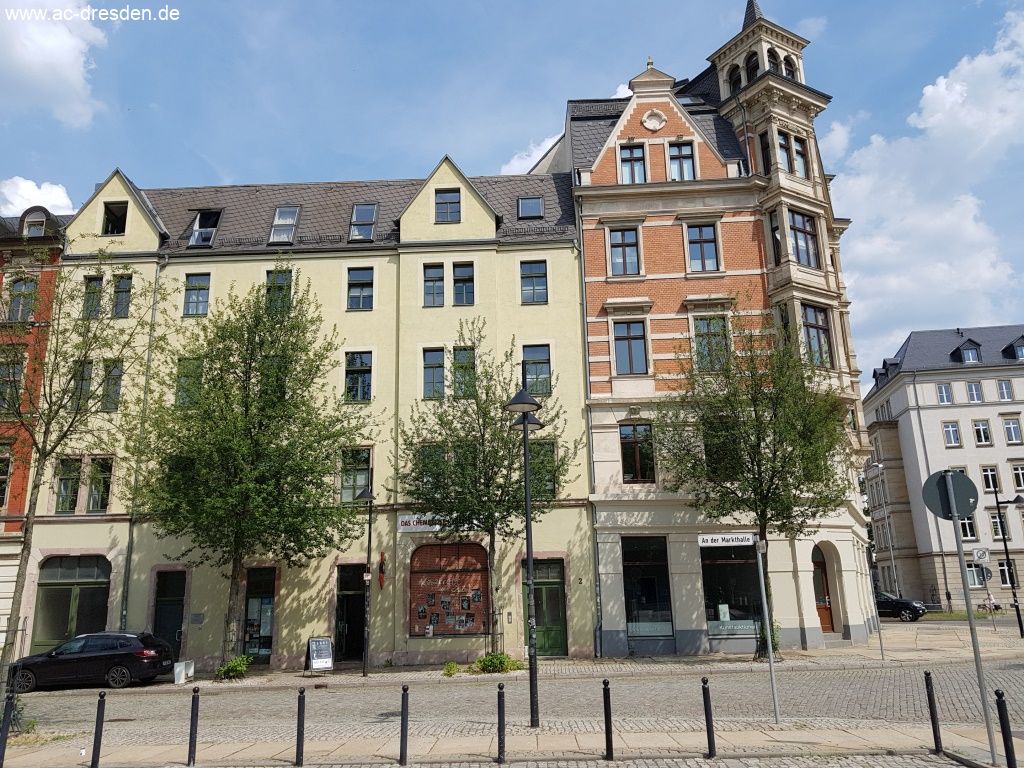 Chemnitz: Modern 2-rooms-flat in a historical refurbished multi-familiy-house in absolute centre of Chemnitz 