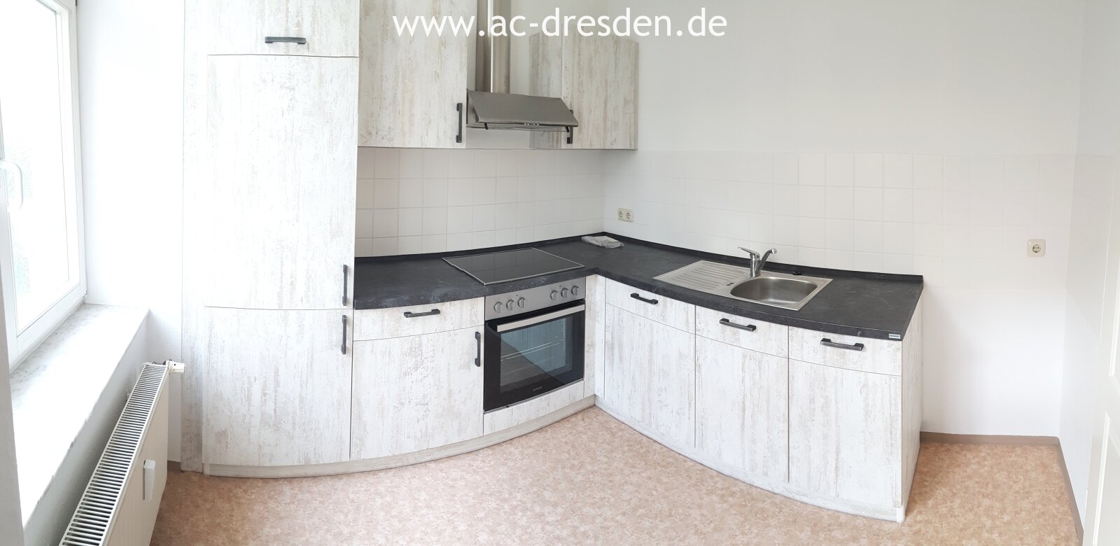 Bright 2-rooms-flat in a refurbished multi-family-house in Chemnitz-Kassberg