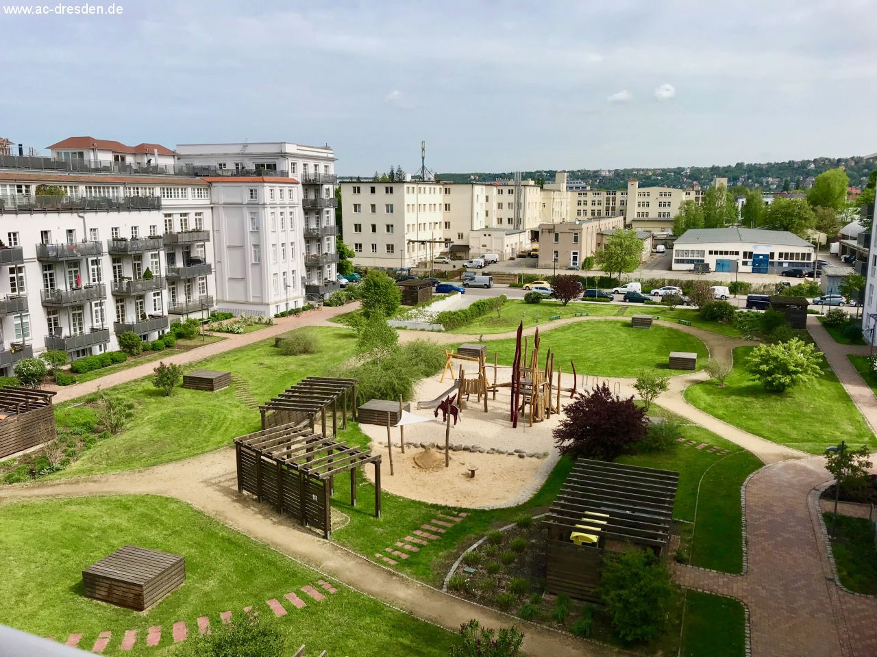 Modern Living in Residential Park PEGASUS Courtyard